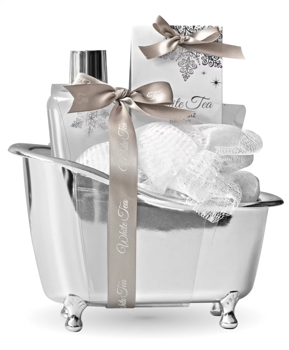 Gjafasett - silfur - bað